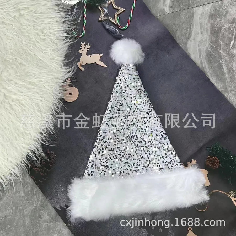 Christmas Basic Simple Style Color Block Nonwoven Party Festival christmas hat