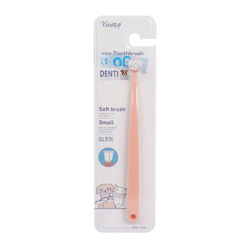 Pet Dental Care Dog Cat Toothbrush Teeth Cleaning Brush Small Dog Cat Toothbrush Pet Supplies