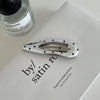 IG Style Elegant Cute Women's Polka Dots Pu Leather Alloy Hair Clip