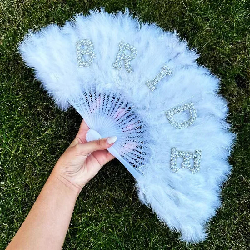 wedding season Elegant Wedding Streetwear Letter Feather Wedding Party