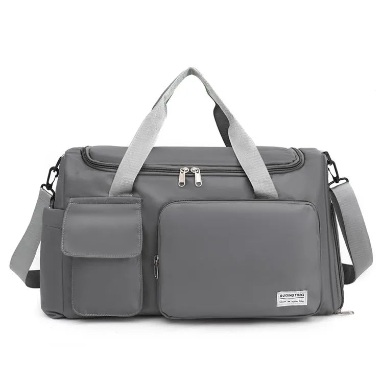 Unisex Classic Style Solid Color Oxford Cloth Travel Bags
