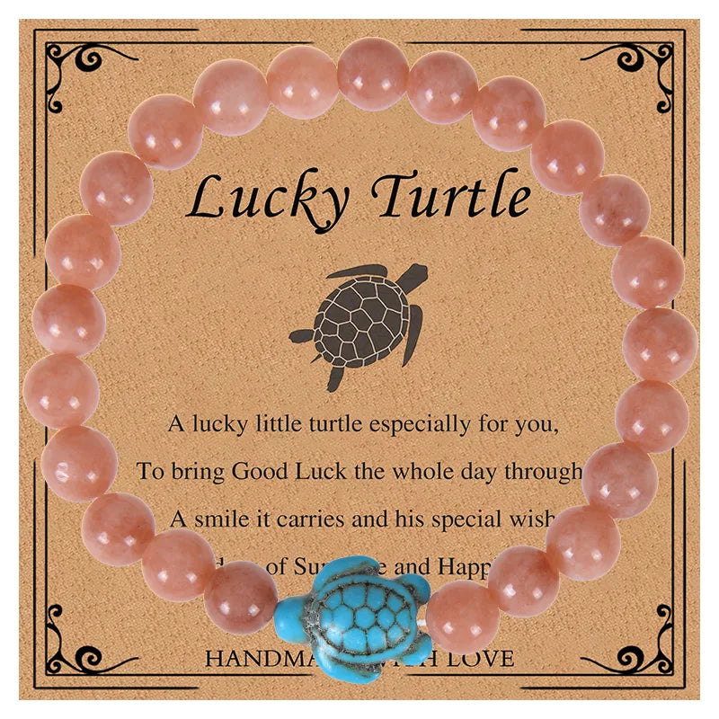 Casual Cute Tropical Tortoise natural stone Bracelets In Bulk