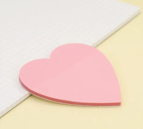 1 set solid color learning paper cute sticky note