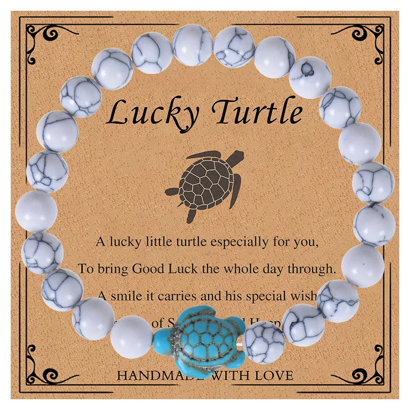 Casual Cute Tropical Tortoise natural stone Bracelets In Bulk