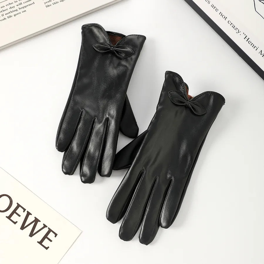 Women's Simple Style Commute Solid Color Gloves