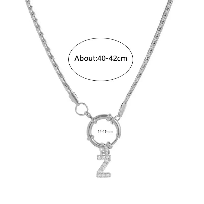 Wholesale Jewelry Vacation Classic Style Pentagram Heart Shape 302 Stainless Steel 18K Gold Plated snake chain Pendant Necklace