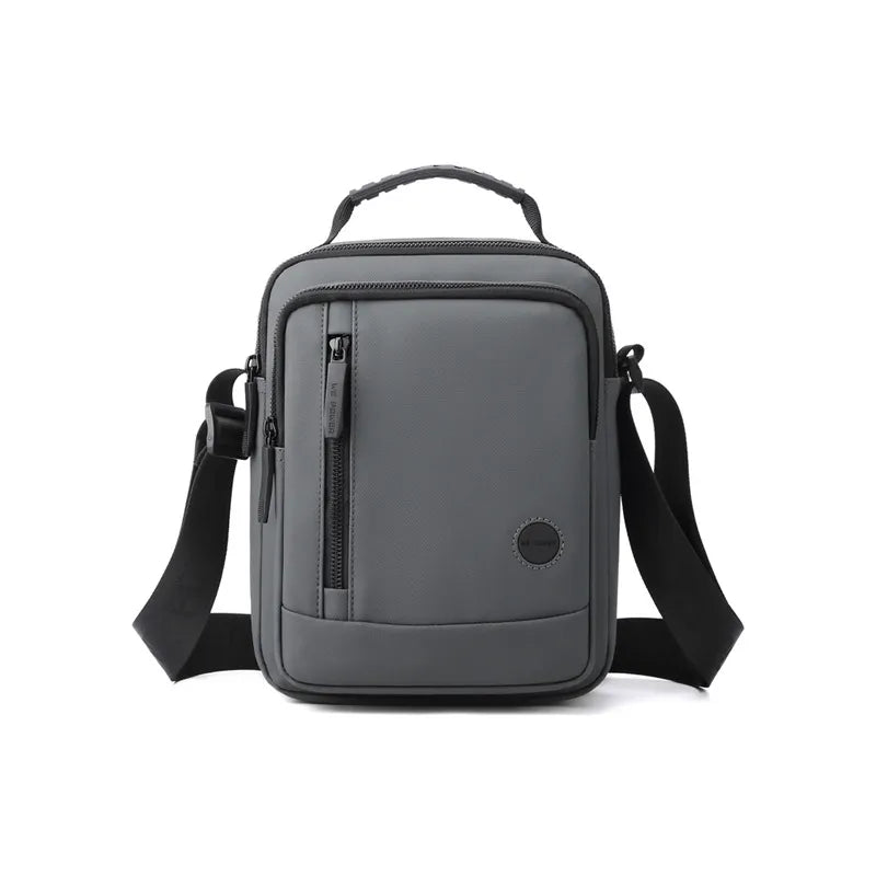 Basic Solid Color Zipper Functional Backpack