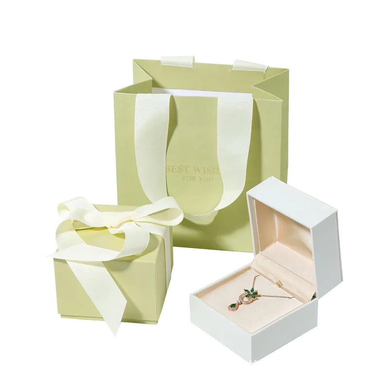 1 Piece 1 Set Paper Elegant Simple Style Daily Date Letter Jewelry Packaging Bags Jewelry Boxes