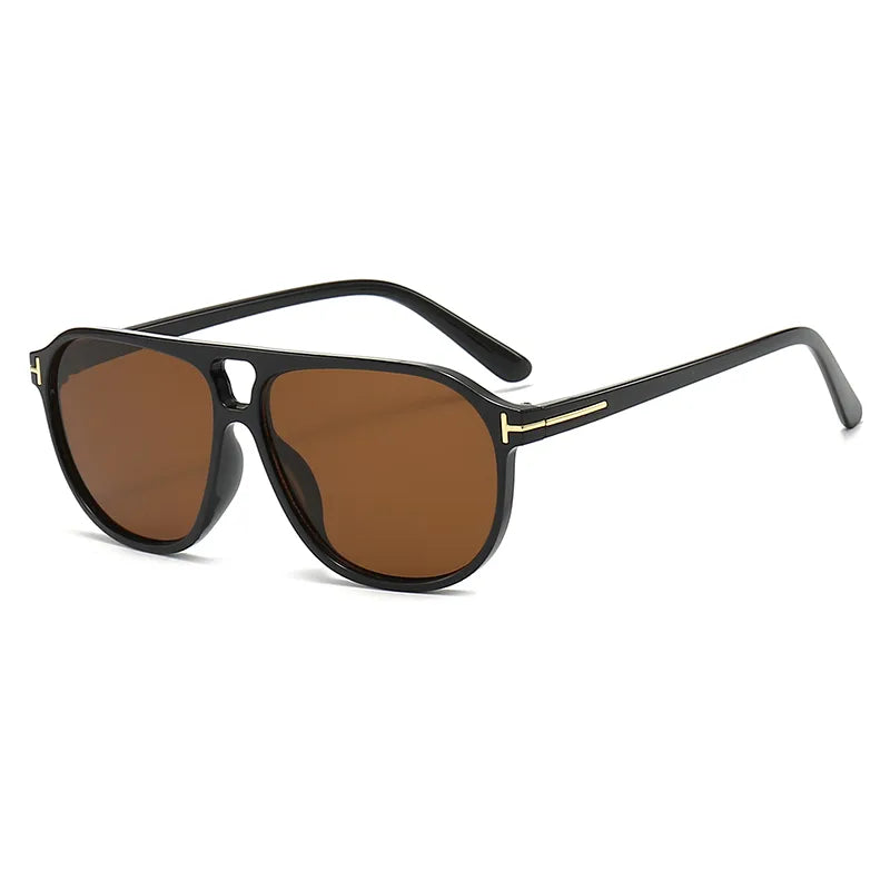 IG Style Retro Streetwear Solid Color Pc Square Full Frame Men's Sunglasses