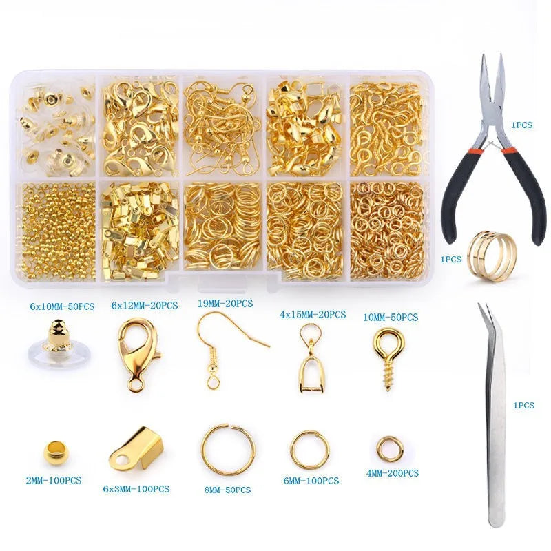 casual simple style solid color metal plating jewelry accessories