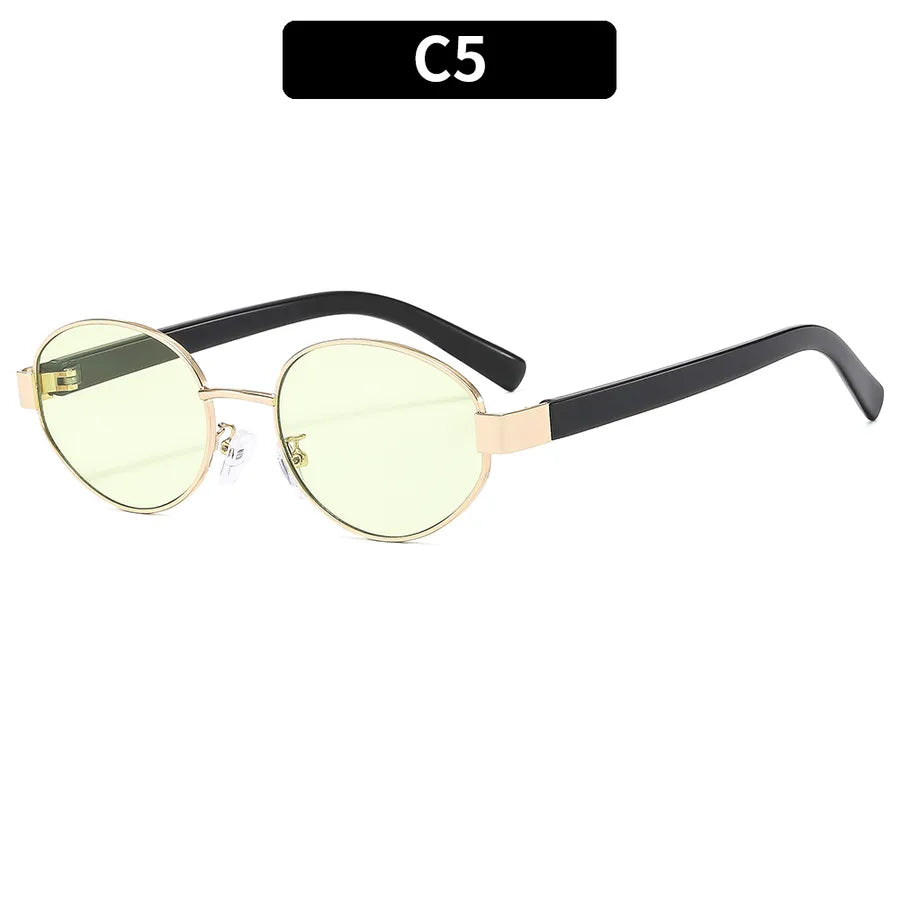 Casual Oval Ac Oval Frame Full Frame Women's Sunglasses