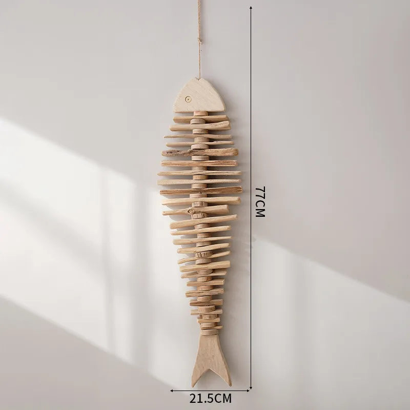 Marine Style Fish pine pendant Wall Art