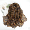Women's Elegant Heart Shape Voile Printing Scarf