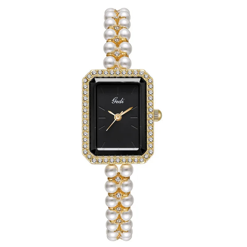 Elegant Geometric Jewelry Buckle Quartz Women's Watches