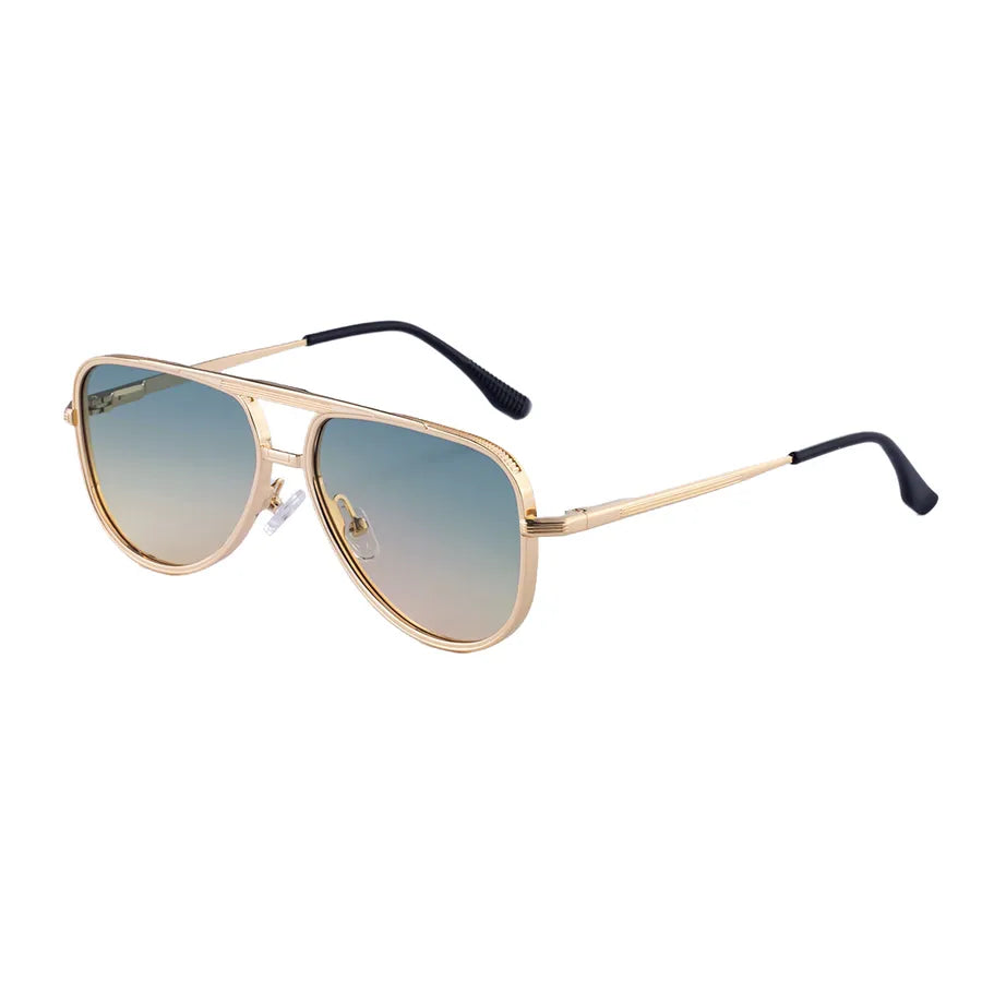 Casual Streetwear Solid Color Pc toad glasses Frameless Men's Sunglasses