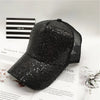 Hat Women's Spring and Autumn Korean Style Trendy  Student Street Sequin Cap Casual Fashion Summer Sunscreen Baseball Cap