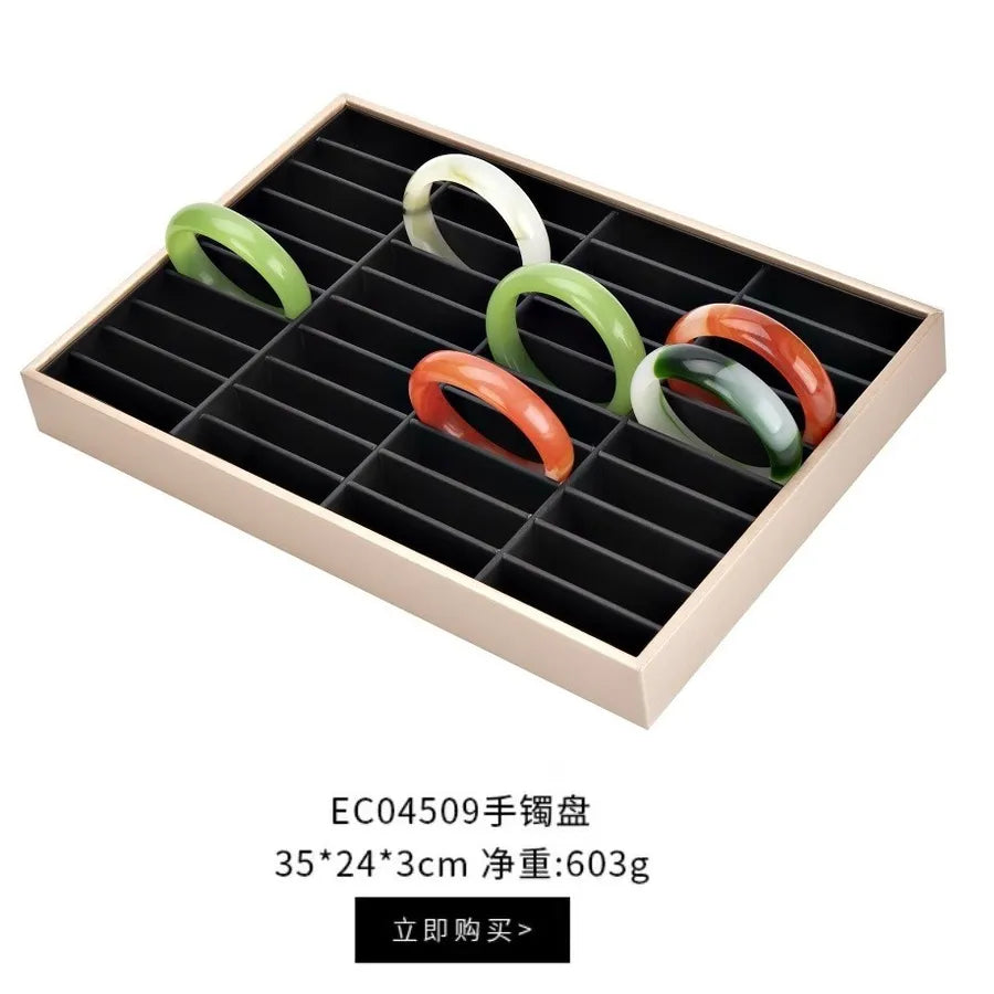 1 Piece PU Casual Simple Style Color Block Solid Color Jewelry Display Jewelry Rack