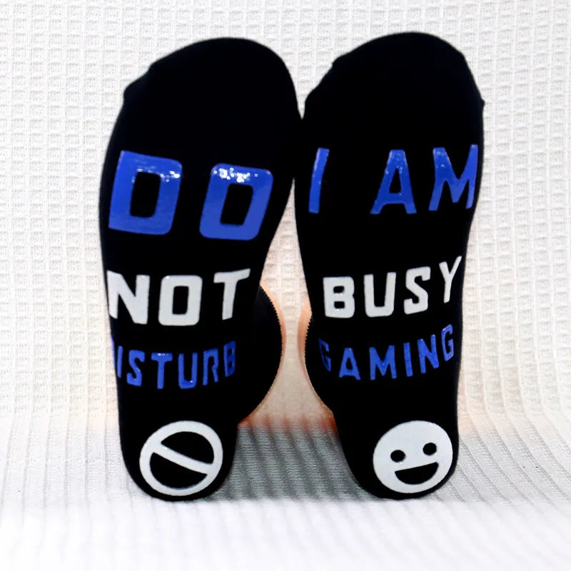 unisex casual letter cotton crew socks a pair