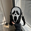 New Halloween Skeleton Bag Eccentric Personality Ghost Shoulder Bag Women Messenger Bag Christmas Phone Small Square Bag