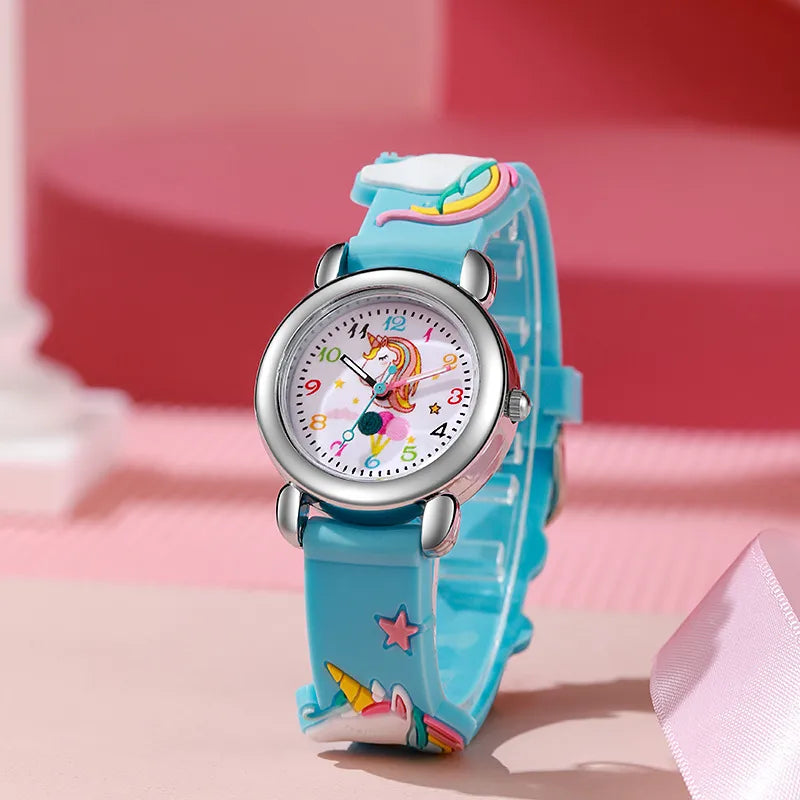Factory spot low price direct selling children's watches boys and girls 3D cartoon quartz watch foreign trade watch