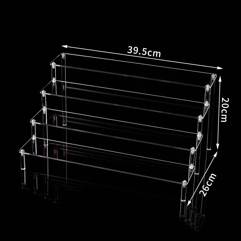 1 Piece Arylic Simple Style Transparent Jewelry Display