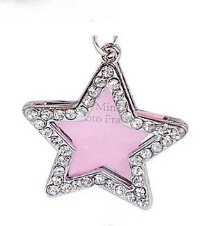 cute bone love heart round card anti-lost information board handwriting pet collar decoration