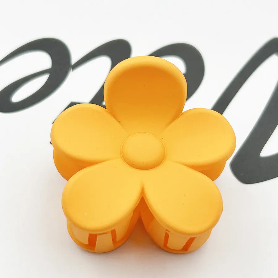 Frosted Flower Hair Clip Back Head Updo Hair Clip Barrettes Ponytail Bun High-Grade Sense Barrettes Shark Clip Wholesale