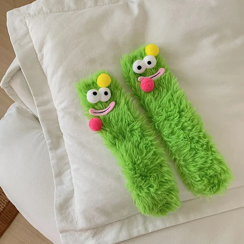 Sweet Women's Cartoon Nylon Ankle Socks A Pair