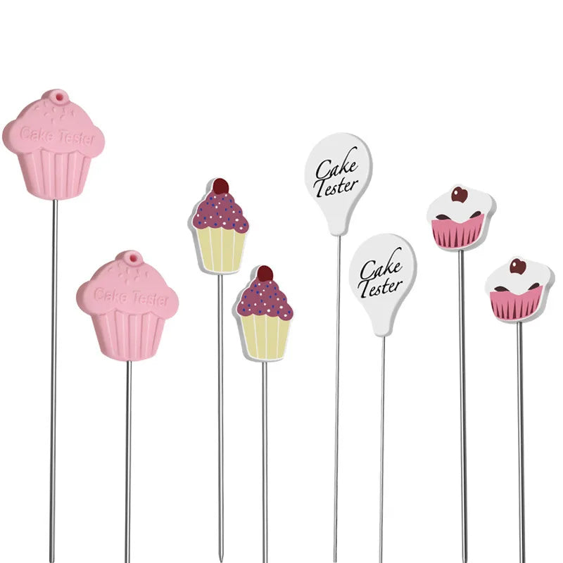 Casual Elegant Cake 304 Stainless Steel Silica Gel Cake testing probes 1 Piece
