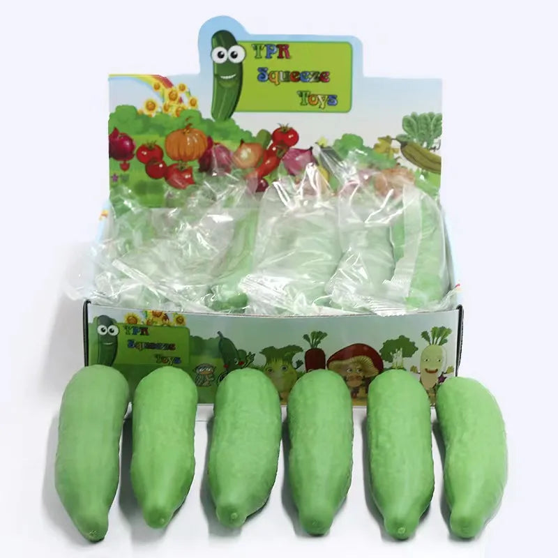 Cartoon Vegetable plastic squishy toy
