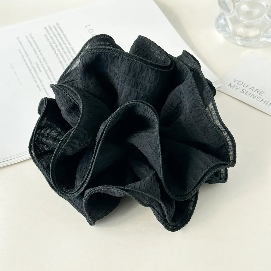 Elegant Lady Women's Solid Color Cloth Hair Tie