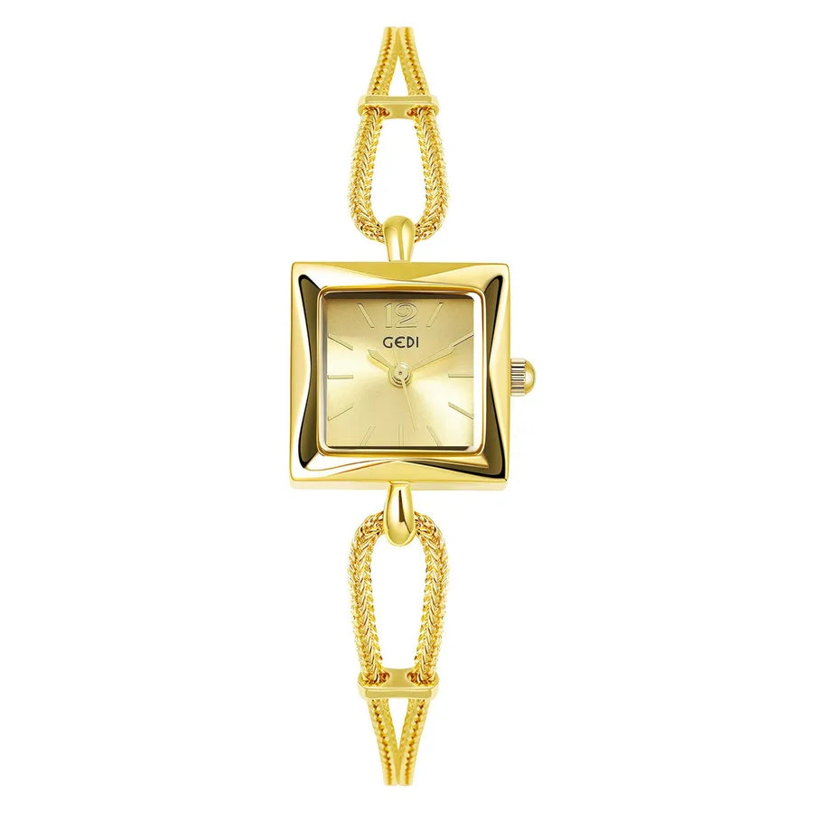 Japanese Style Solid Color Jewelry Buckle Quartz Watch Women's Watches