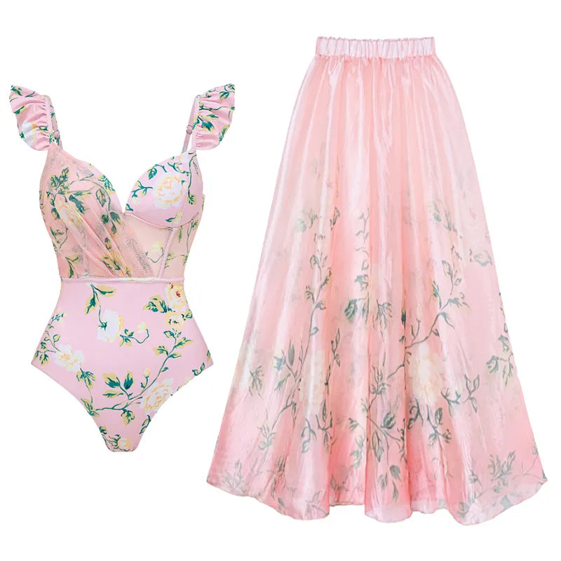 Women's Flower Swimwear