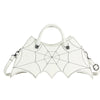 Halloween Women'S Medium Pu Leather Bat Fashion Zipper Handbag