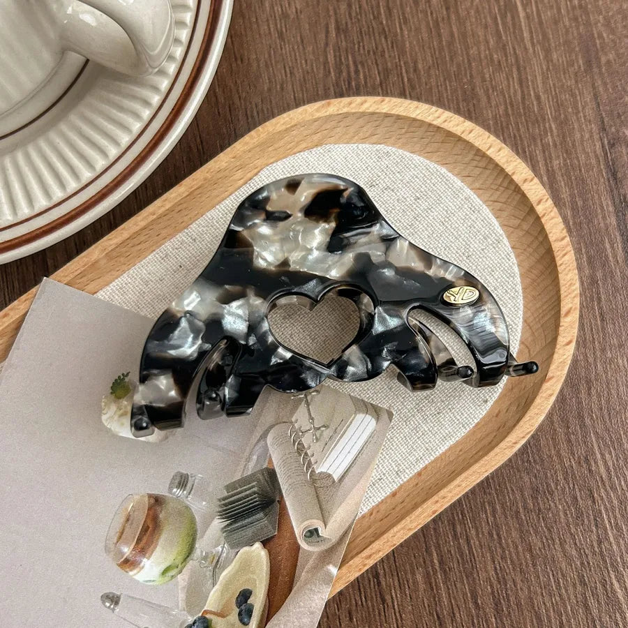New Style Simple Acetate Hair Claw Women's Elegant Versatile Shark Bite Hair Accessories For Updo Hair Styling