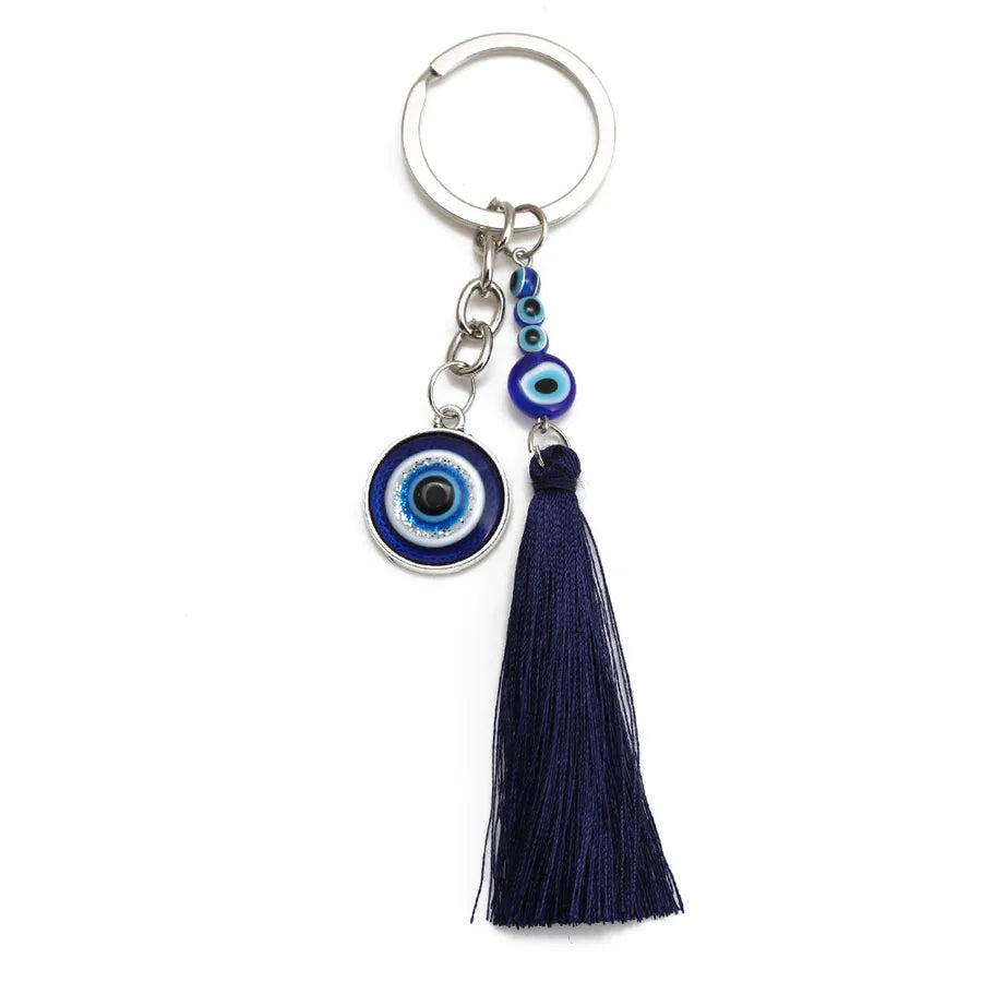 vintage style eye alloy women's men's bag pendant keychain