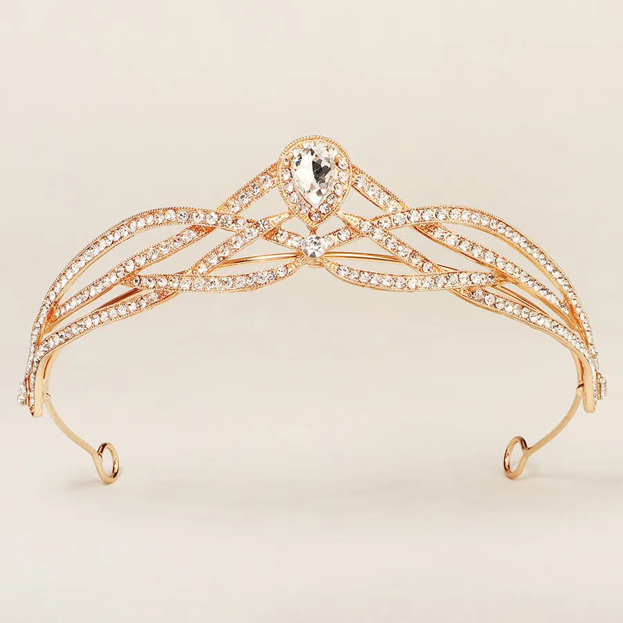 retro alloy multicolor diamond party crown wholesale nihaodropshipping