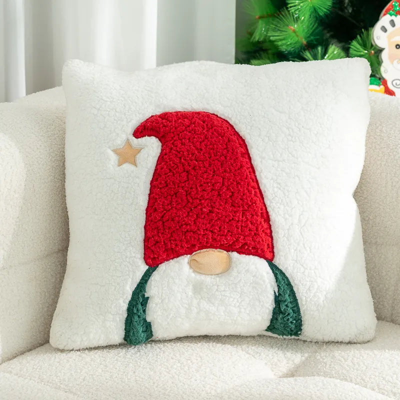 Christmas Cute Snowman Elk Couch & Sofa Decor