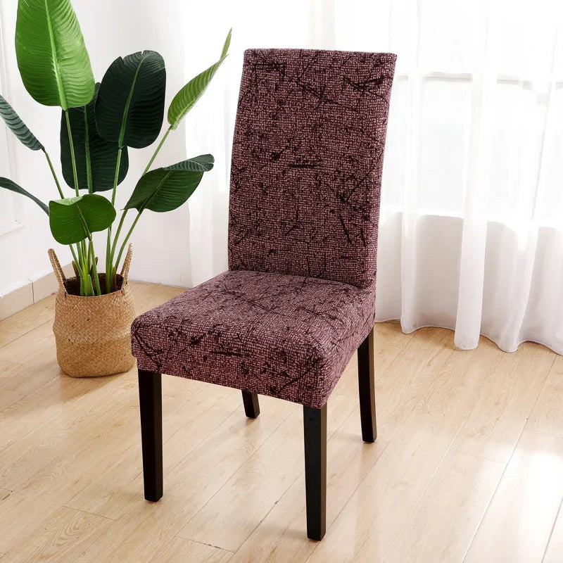 Chair Cover  Hotel Chair Cover Dining Chair Cover One-piece Elastic Chair Cover Office Computer Seat Cover
