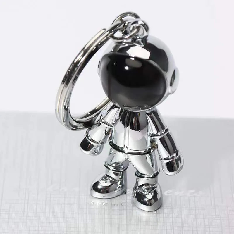 hip-hop rock astronaut alloy unisex bag pendant keychain