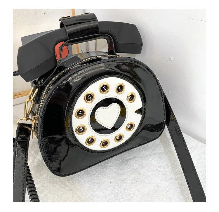 women's all seasons pu leather digital telephone fashion zipper handbag