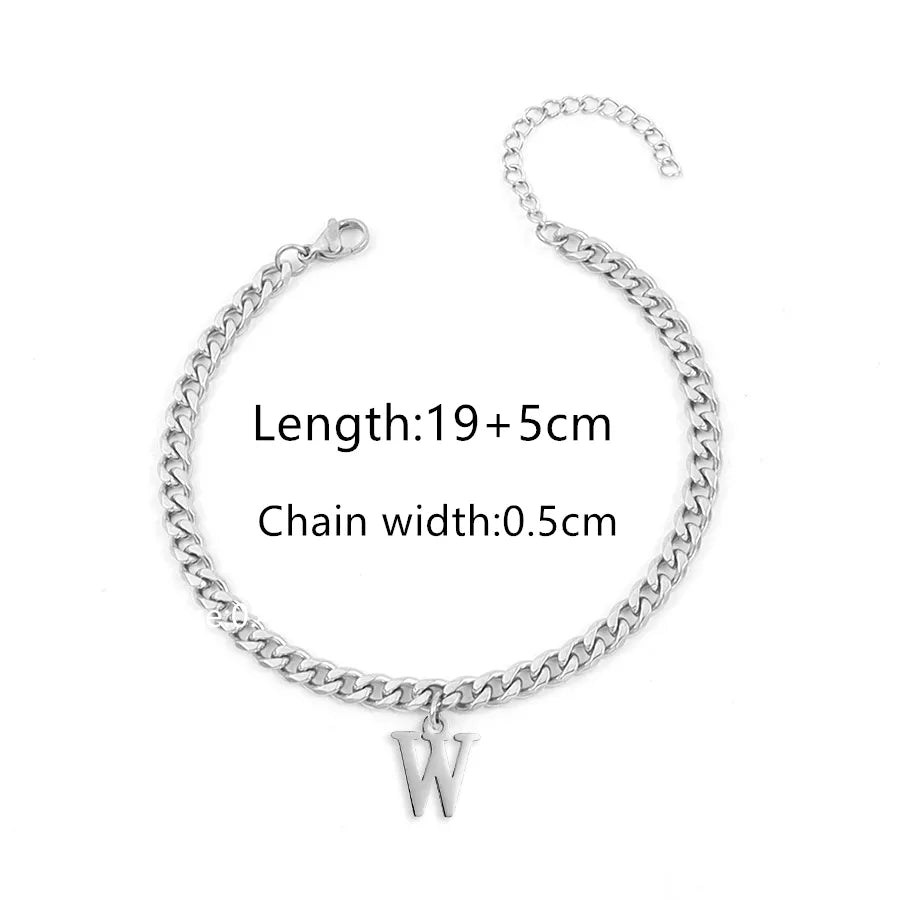 Simple Style Classic Style Letter 201 Stainless Steel 304 Stainless Steel Men's Bracelets