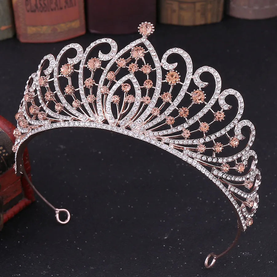 fashion crown alloy rhinestone crown 1 piece