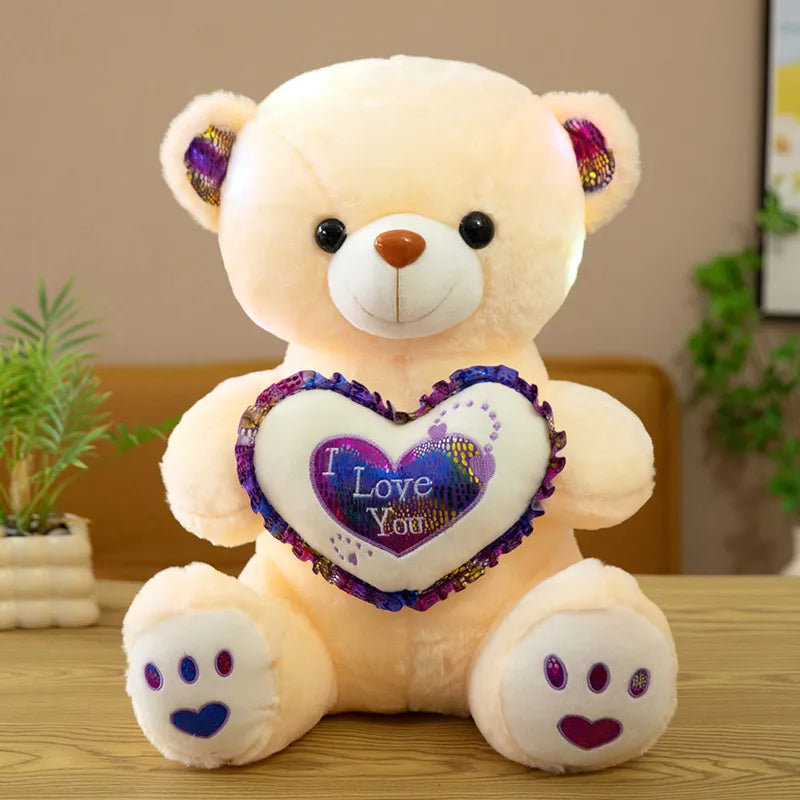 Stuffed Animals & Plush Toys Letter Bear Heart Shape PP cotton Toys