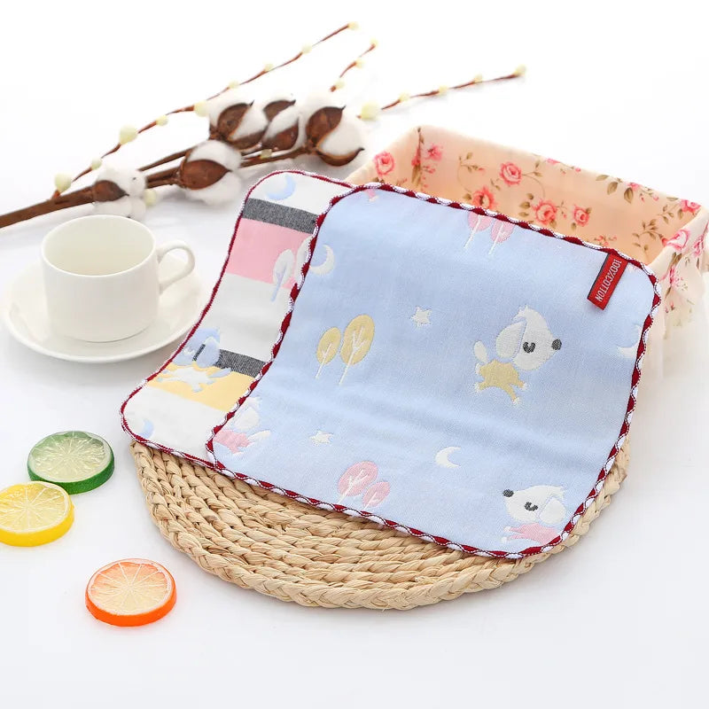 Cute Cartoon Cotton Burp Cloths Baby Accessories