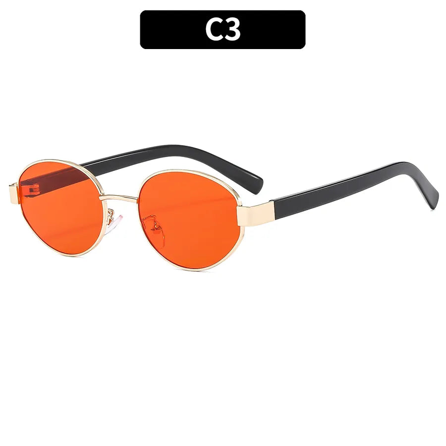 Casual Oval Ac Oval Frame Full Frame Women's Sunglasses