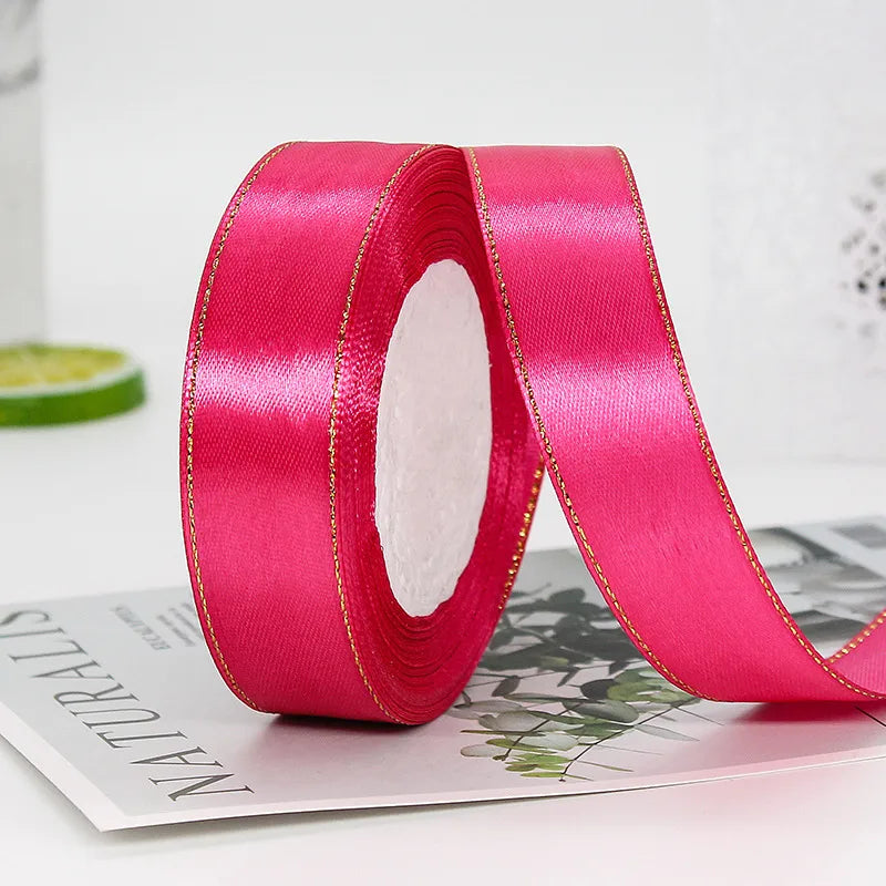 Classic Style Solid Color Polyester Holiday Wedding Birthday Party Supplies Gift Wrapping Supplies 1 Roll