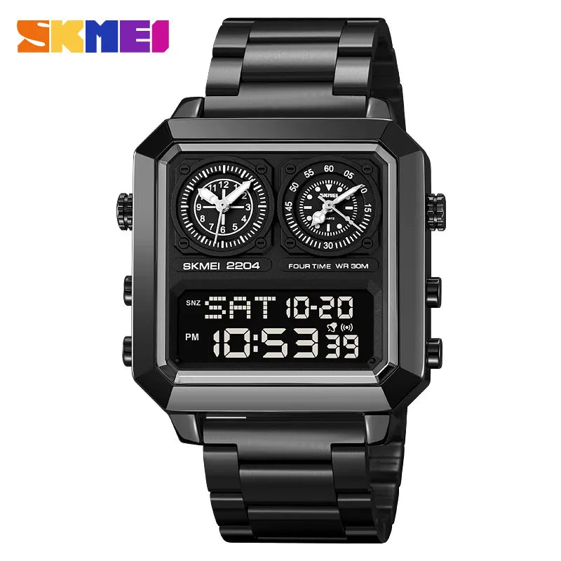 Vintage Style Classic Style Square Electronic Watch Men's Watches