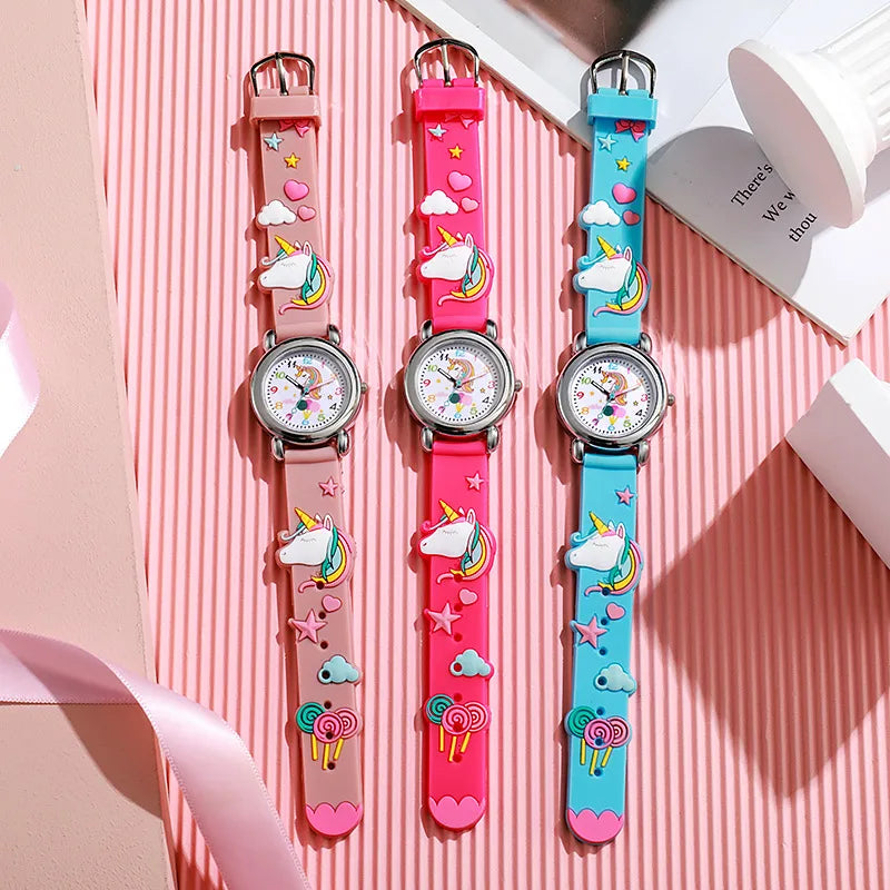Factory spot low price direct selling children's watches boys and girls 3D cartoon quartz watch foreign trade watch