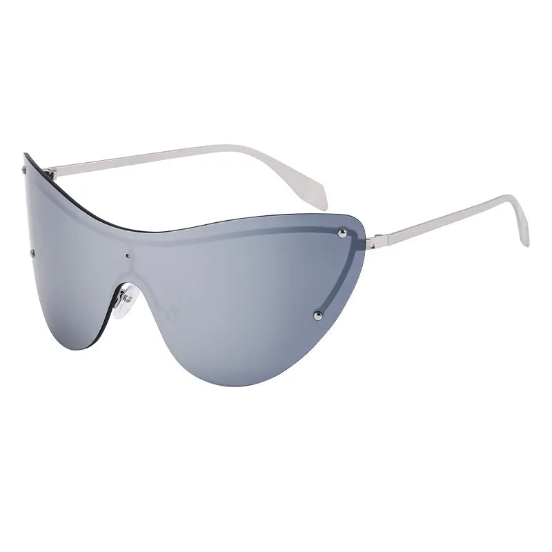 Vacation Solid Color Pc Square Frameless Men's Sunglasses